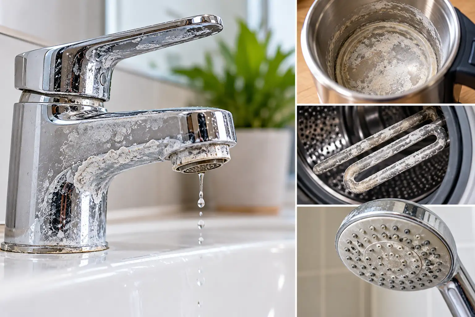 Eau calcaire à la maison : quels effets sur les équipements et comment les limiter ?